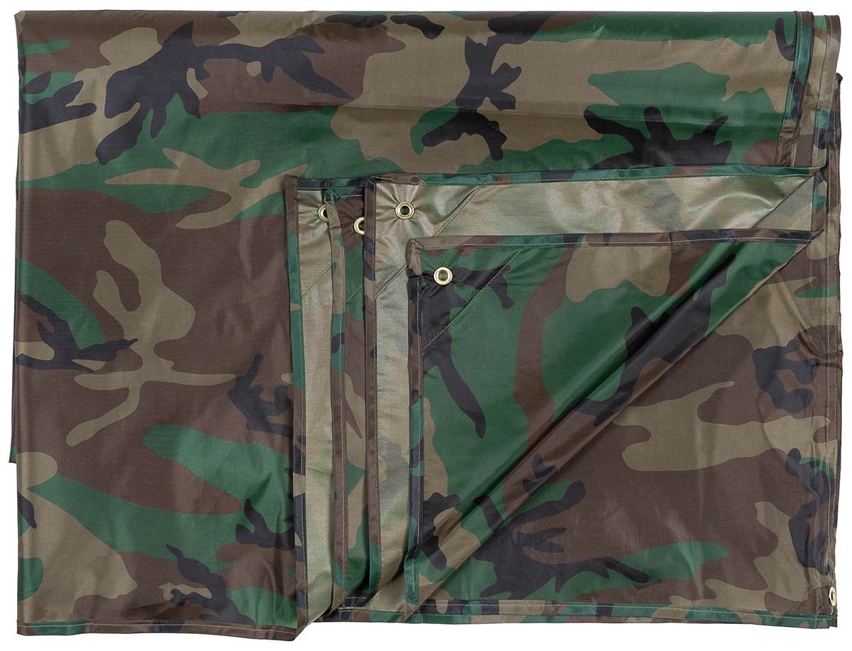 Bâche multi-usages MFH Tarp 200 x 300 cm 12 œillets colonne d'eau 2500 mm