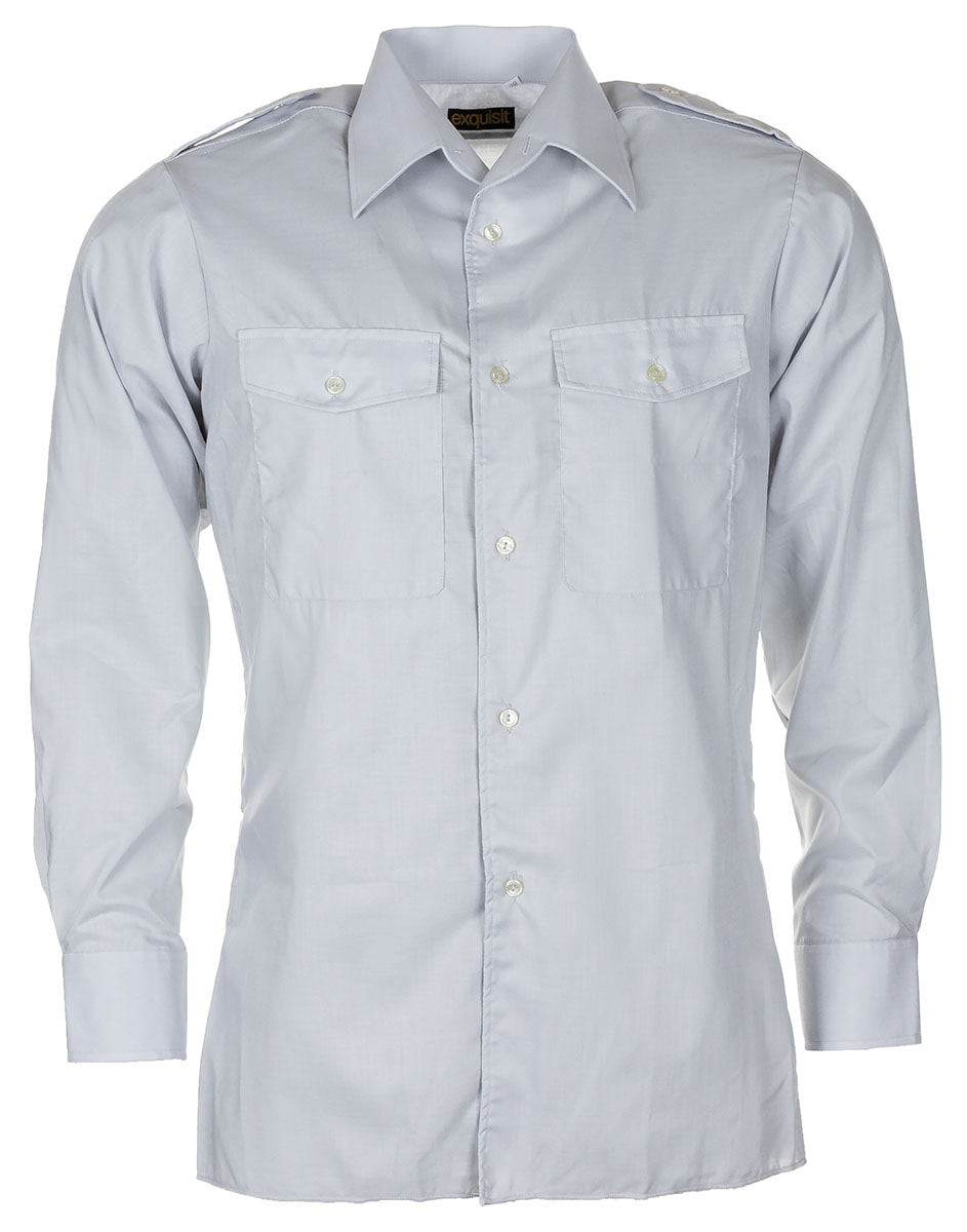 Chemise de service autrichienne à pattes d'épaule, surplus comme neuf