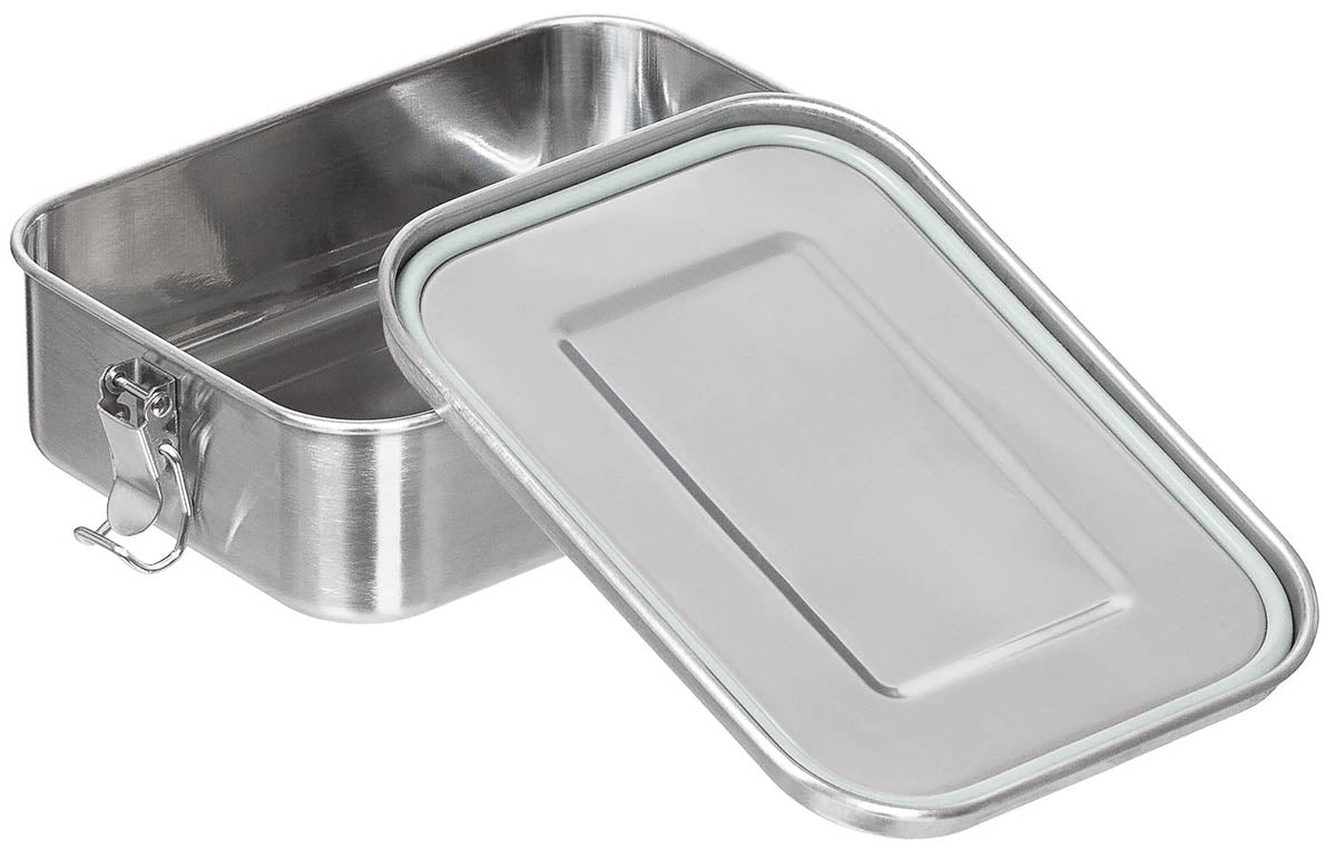 Boîte-repas Fox Outdoor Premium en acier inoxydable 0,7 ou 1 l à joint silicone