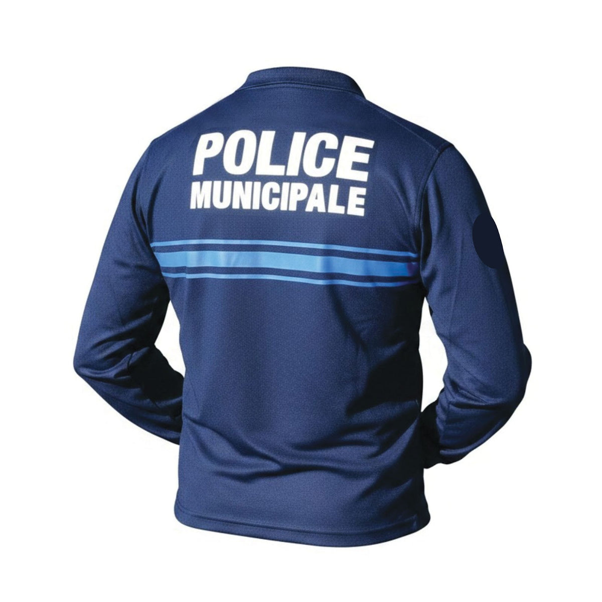 Polo manches longues Police Municipale Patrol Equipement maille piquée Cooldry 180 g/m²