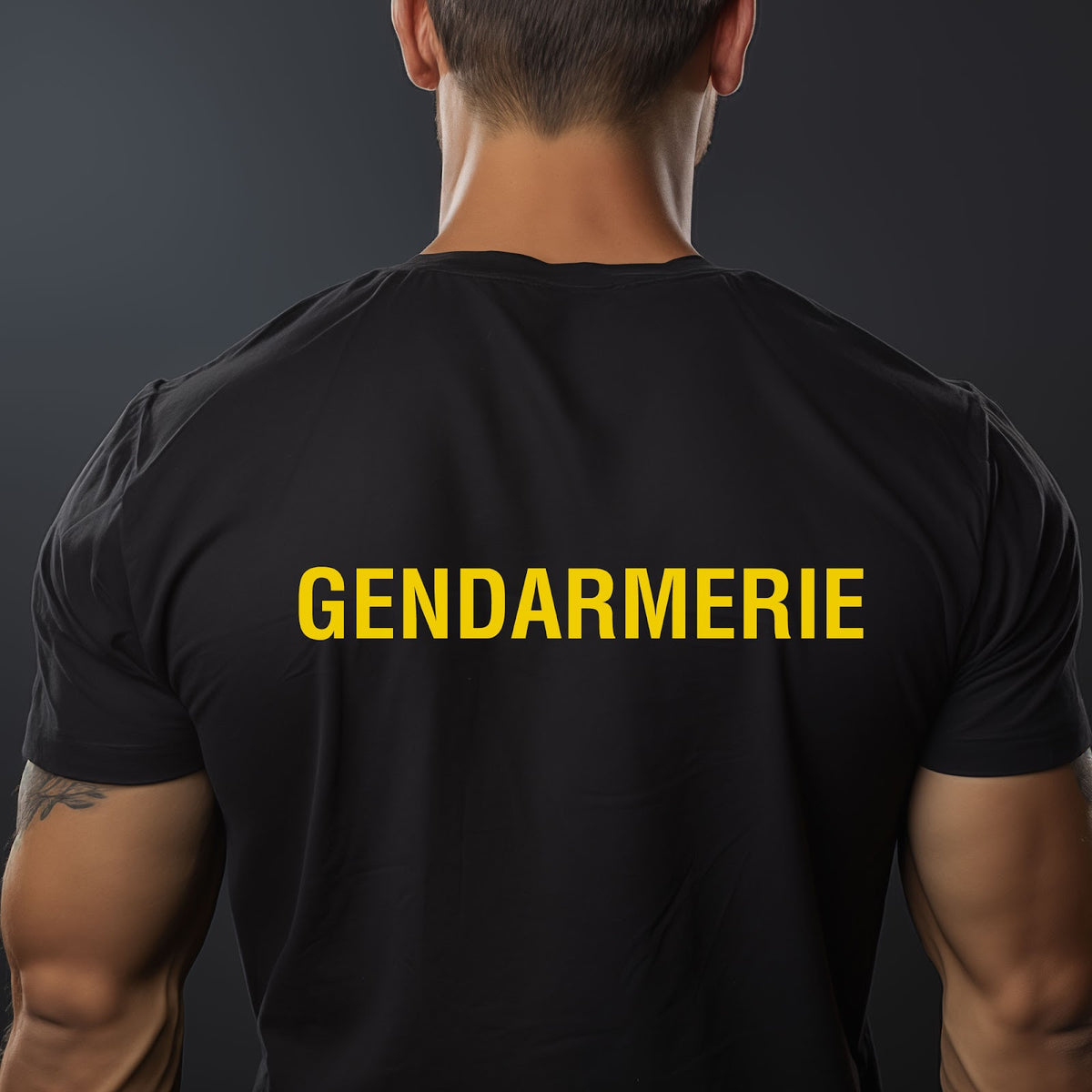 T-shirt Gendarmerie Patrol Equipement imprimé en 100% coton peigné 180 g/m²