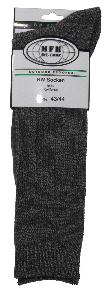 Chaussettes MFH de type BW extra longues à talon en V et bord-côte tricoté