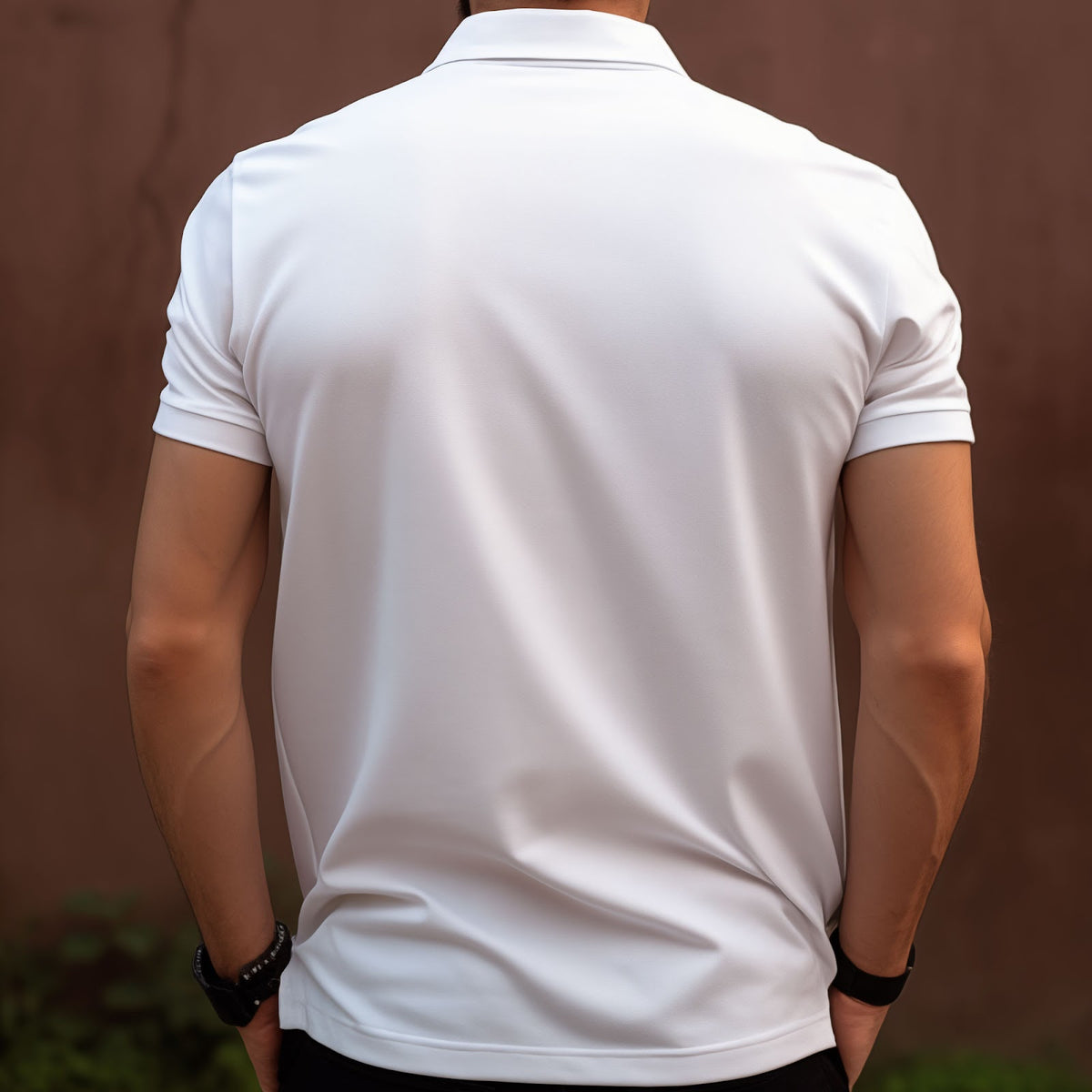 Polo OPEX uni manches courtes 100 % coton peigné Ringspun maille piqué 210 g/m²