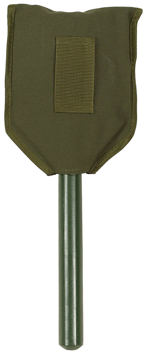 Pelle pliante MFH manche bois 2 pièces 62 cm lame dentée 700 g avec étui