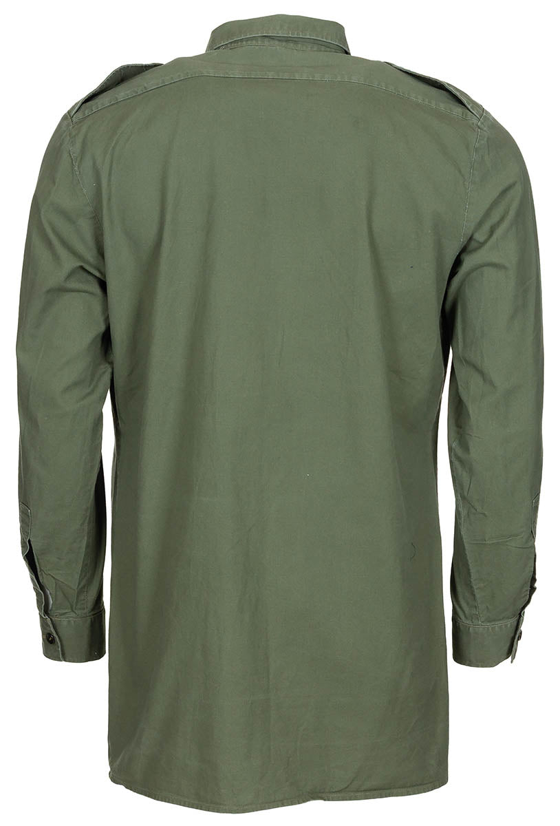 Chemise de campagne britannique à manches longues à patte boutonnée, surplus comme neuf, lot de 10