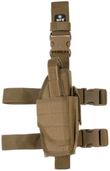 Holster de cuisse MFH réglable à deux sangles avec porte-chargeur amovible
