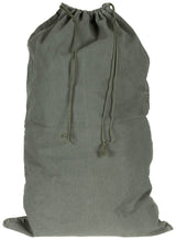 Sac à linge allemand tout coton, surplus d'occasion pour le transport et le rangement, lot de 10
