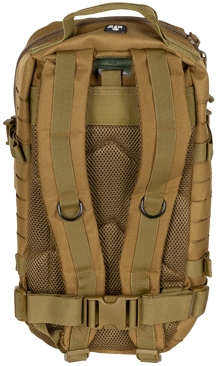 Sac à dos d'assaut MFH US Assault I Laser 30 L à découpe laser et ceinture ventrale