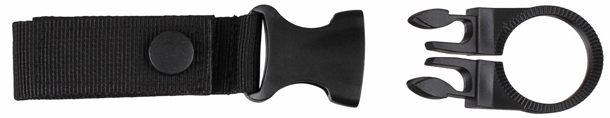 Porte-bouteille MFH pour ceinturon et système MOLLE en polyester longueur 16 cm
