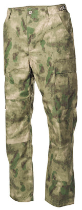 Pantalon de combat US BDU MFH motif HDT FG Rip Stop coton genoux et fessier renforcés