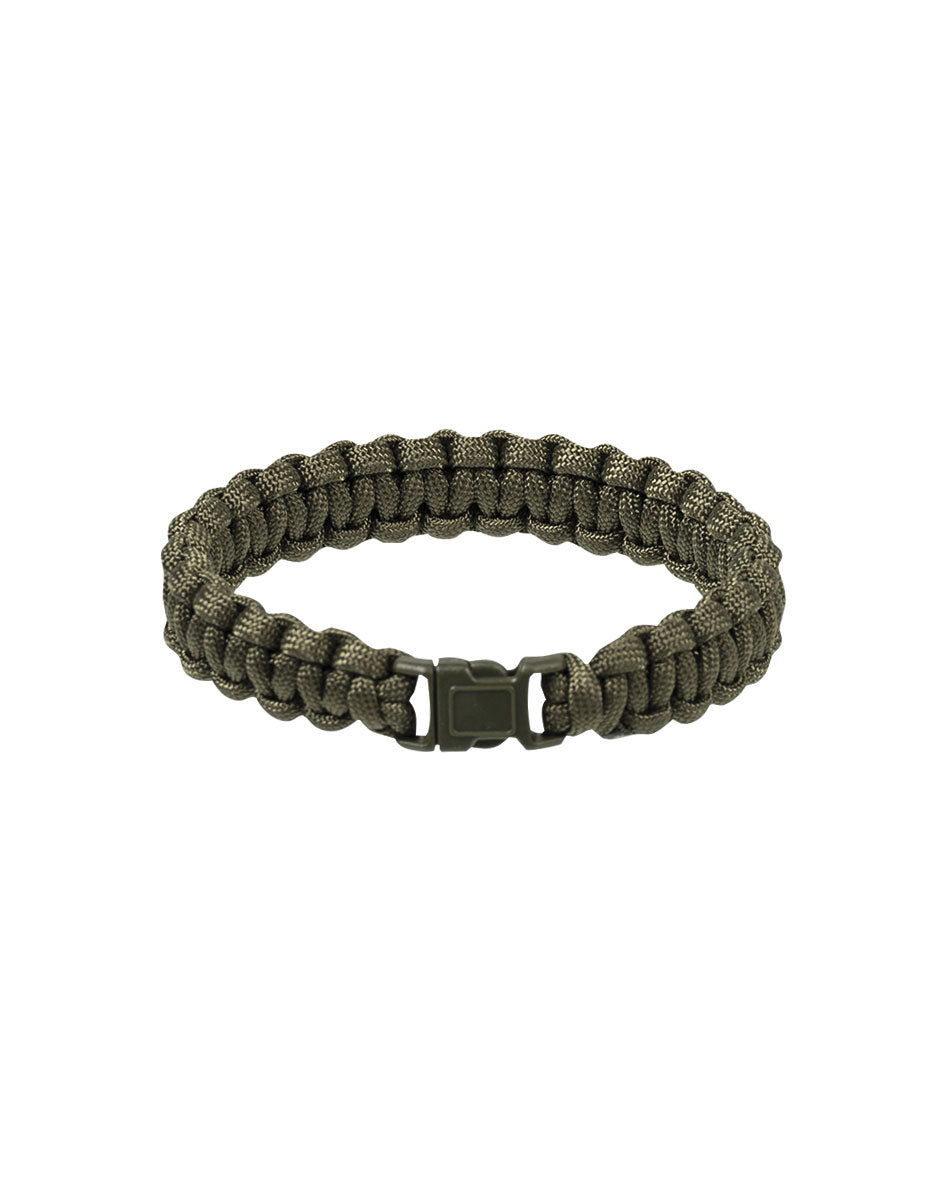 Bracelet paracorde Mil-Tec polyester tressé fermoir 15 mm corde 400 lb soit 181 kg