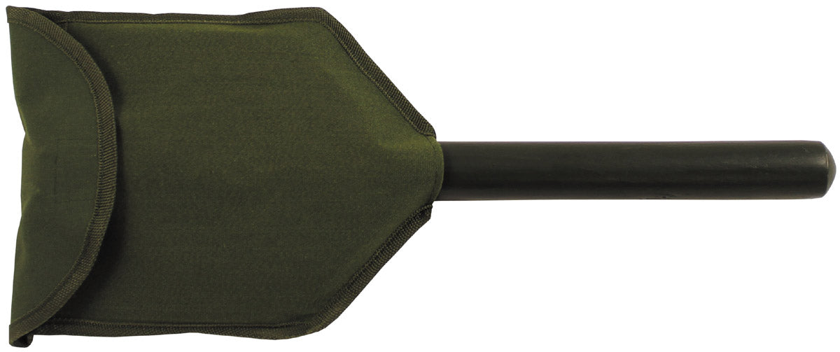 Pelle pliante MFH manche bois 2 pièces 62 cm lame dentée 700 g avec étui