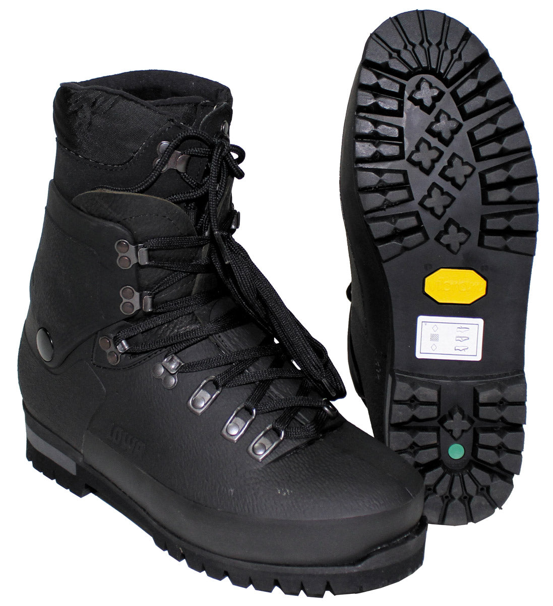 Chaussures de ski de randonnée Lowa, surplus comme neuf pour la marche et le travail extérieur