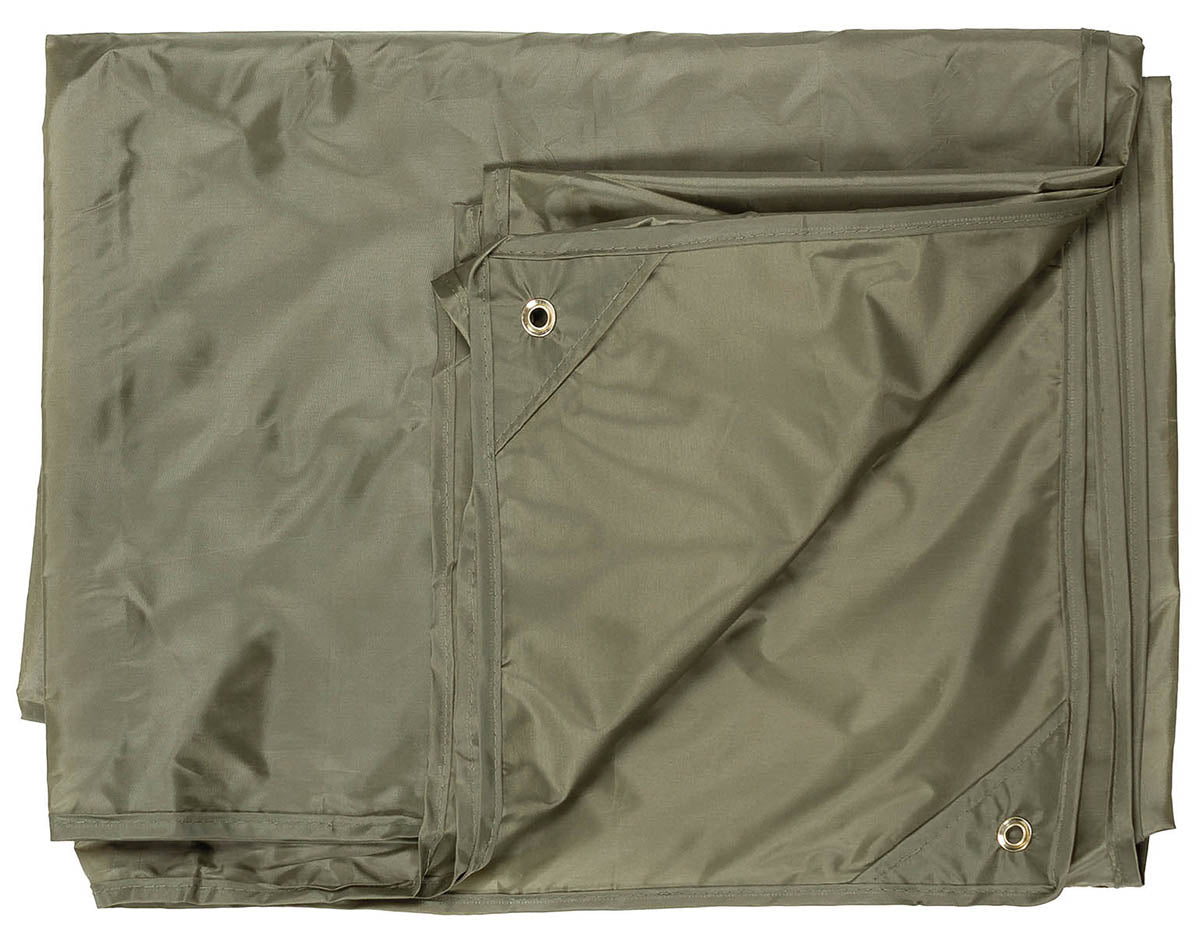 Bâche multi-usages MFH Tarp 300 x 300 cm à œillets renforcés colonne d'eau 2500 mm