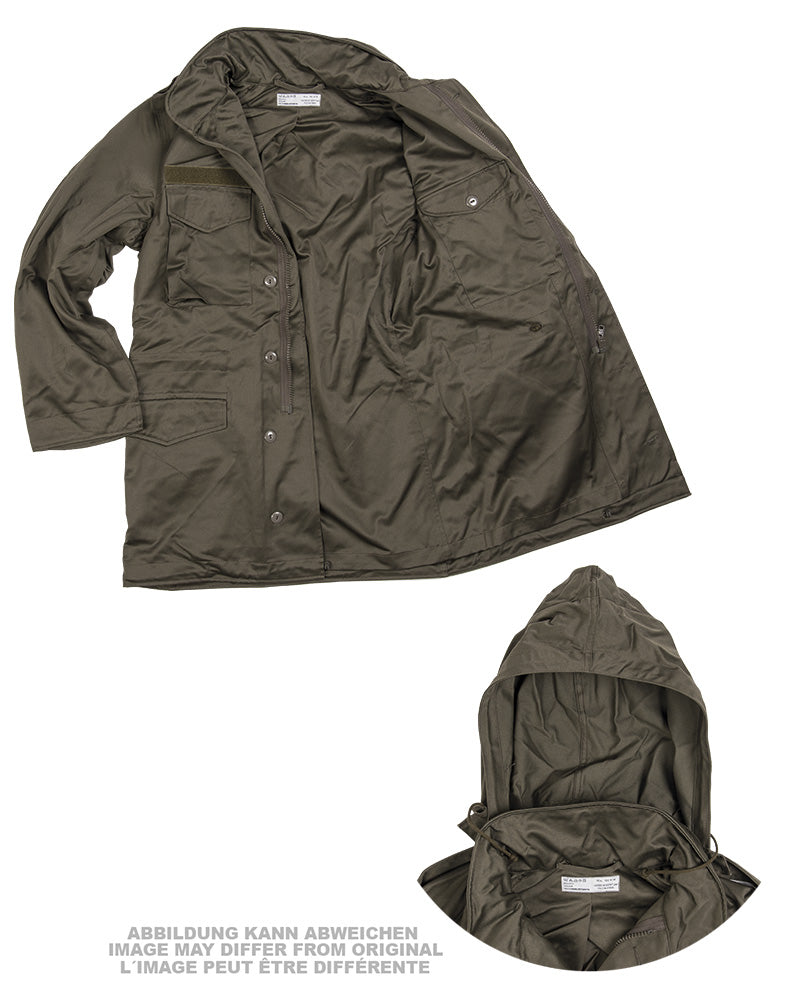 Veste de combat autrichienne en polyester-coton, grandes tailles, stock ancien