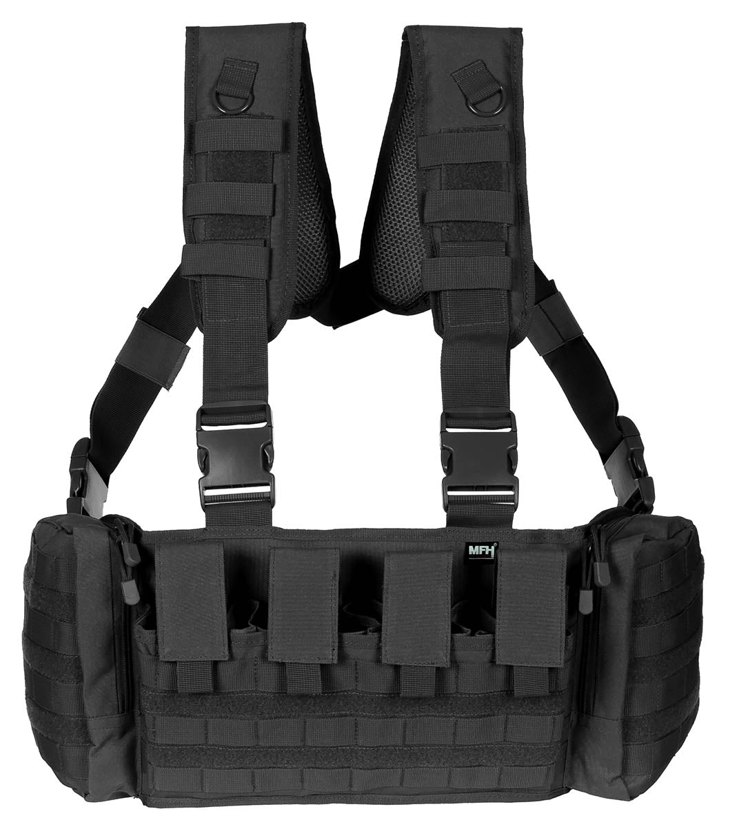 Gilet Chest Rig MFH Professional Mission 1,2 kg à quatre porte-chargeurs