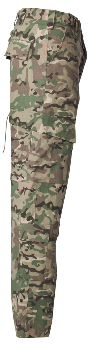 Pantalon de combat US ACU MFH Rip Stop 100 % coton huit poches logements genouillères