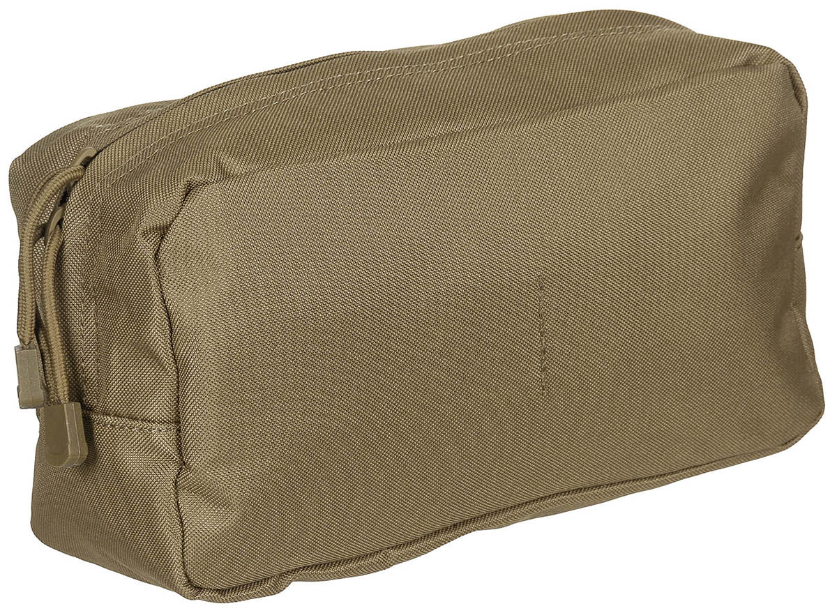 Pochette utilitaire MOLLE MFH grand format à ouverture intégrale, 25 x 13,5 x 9 cm