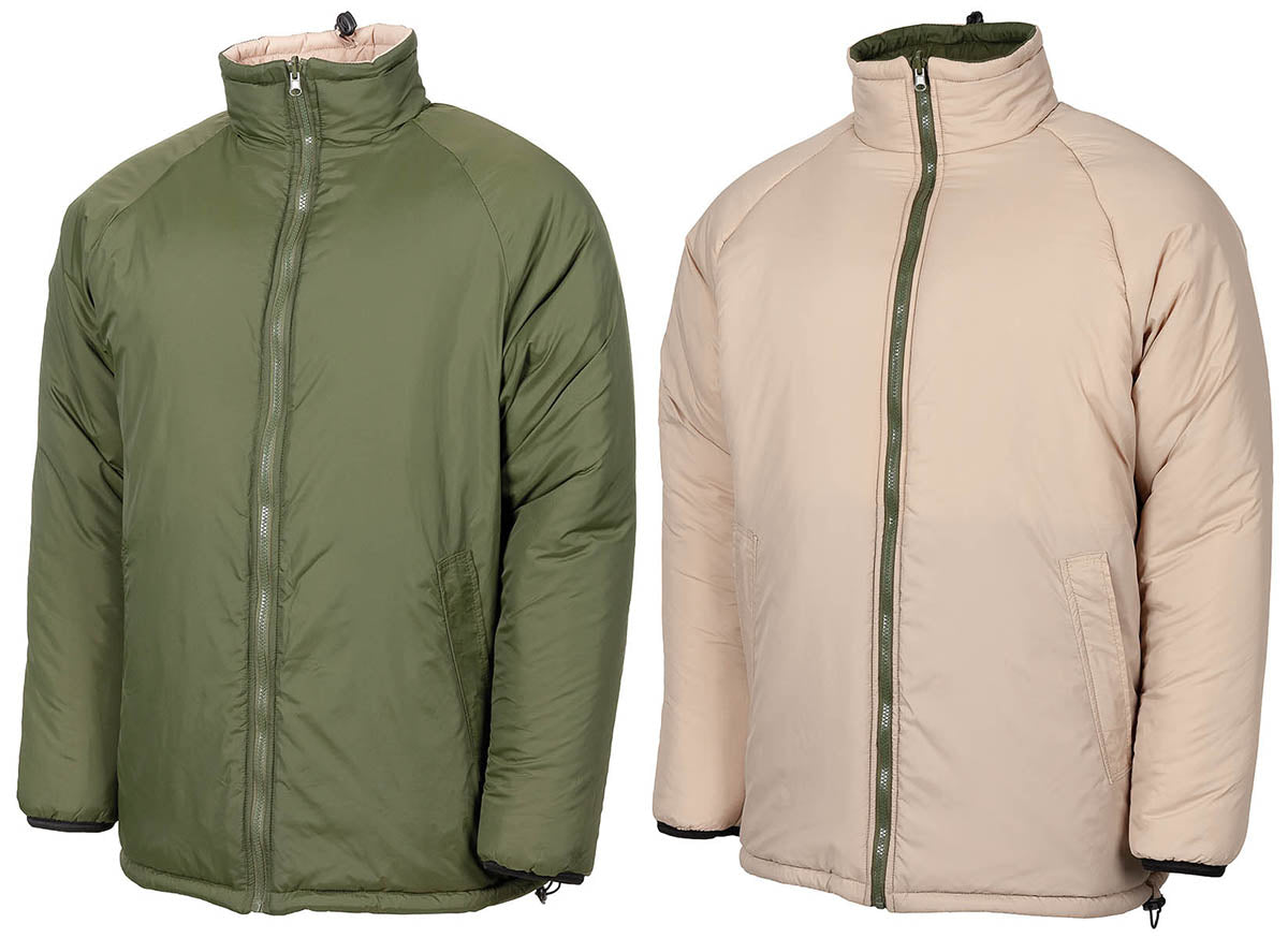 Veste thermique MFH britannique réversible en nylon garnissage polyester grandes tailles