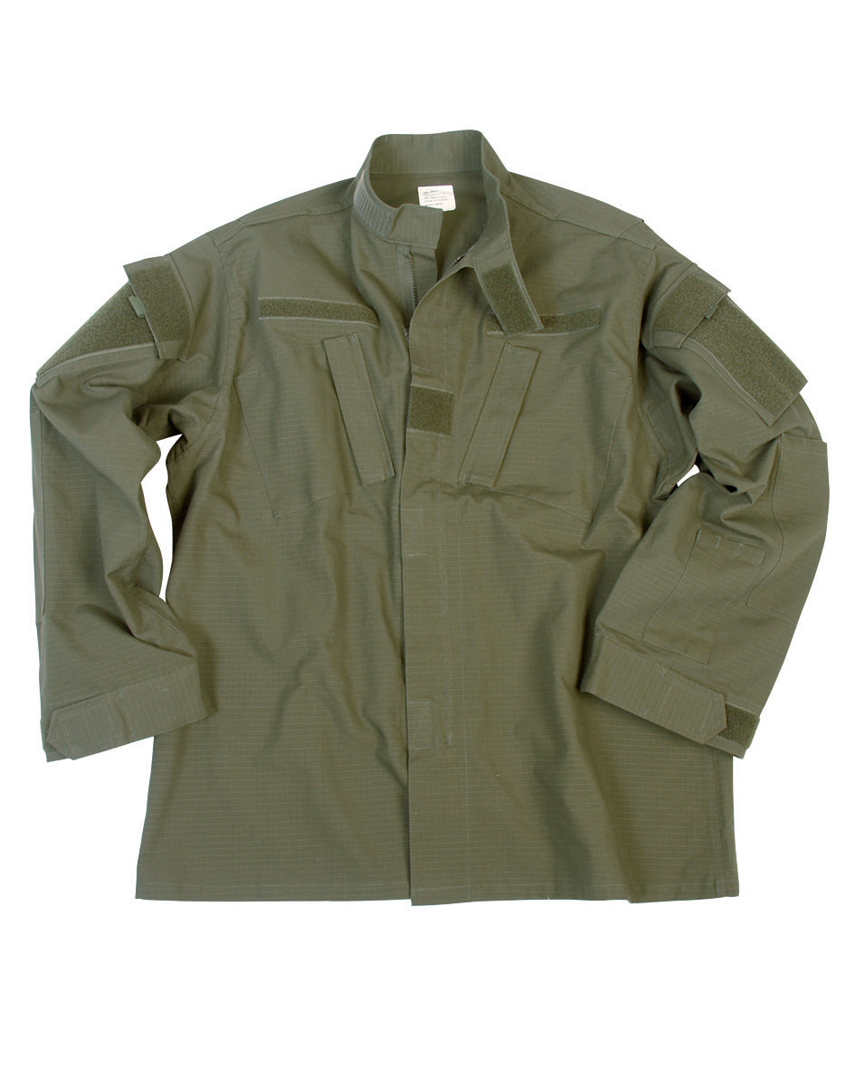 Veste de combat US ACU Mil-Tec en coton ripstop avec poches d'épaule à insignes