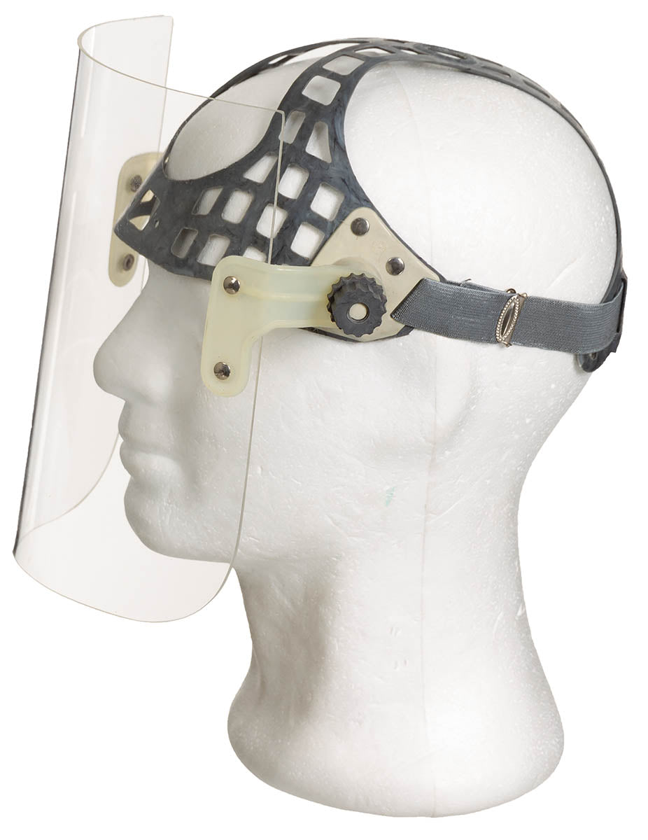 Écran facial de protection tchèque petit format, surplus comme neuf
