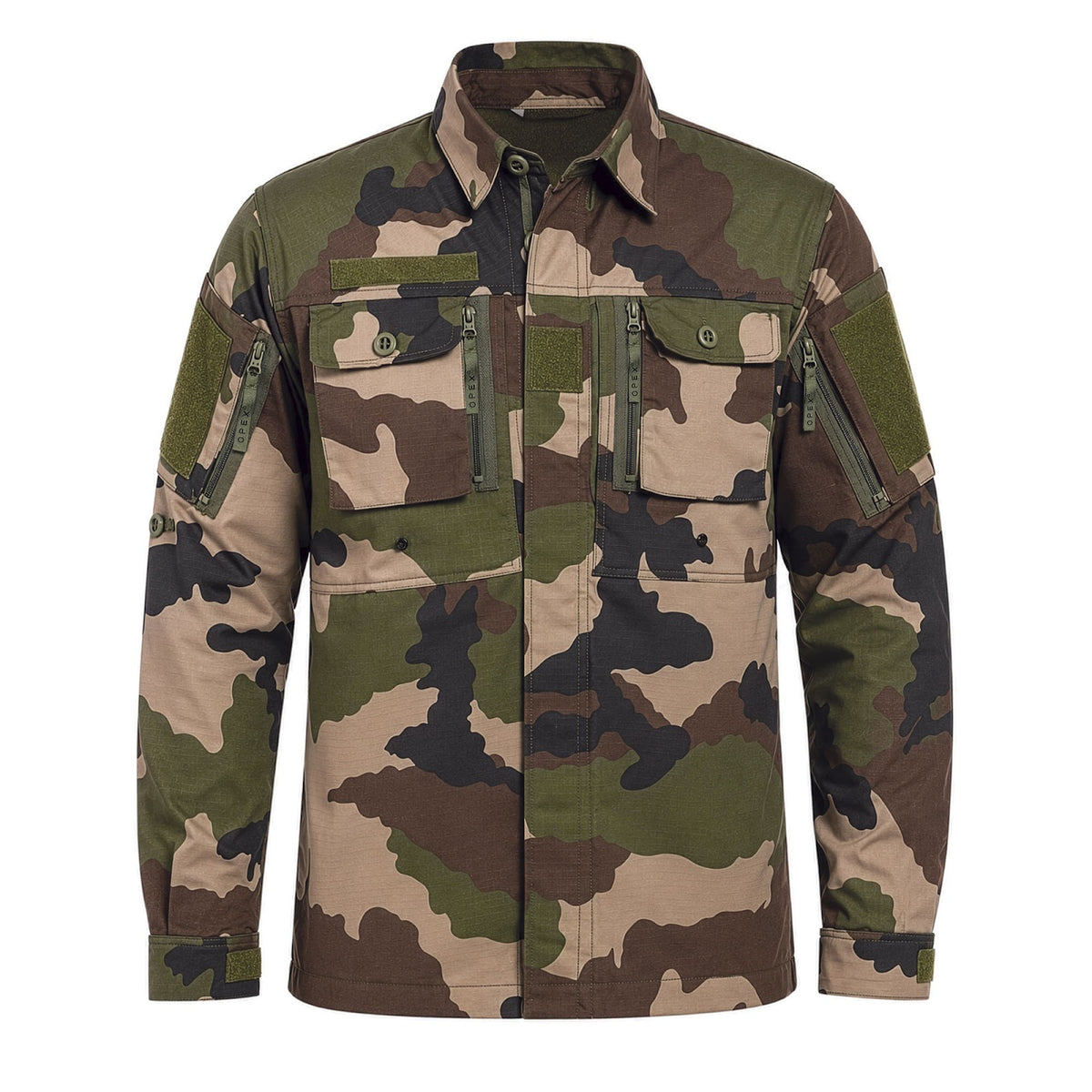 Chemise de combat OPEX Guérilla ripstop polycoton 220 g/m² huit poches renforts coudes