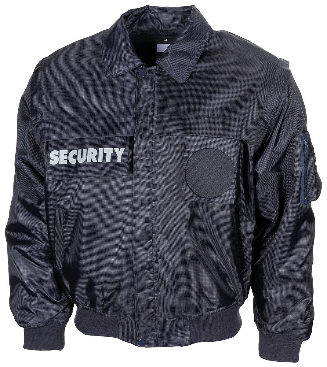 Blouson MFH Security à manches amovibles doublure séparable et écussons