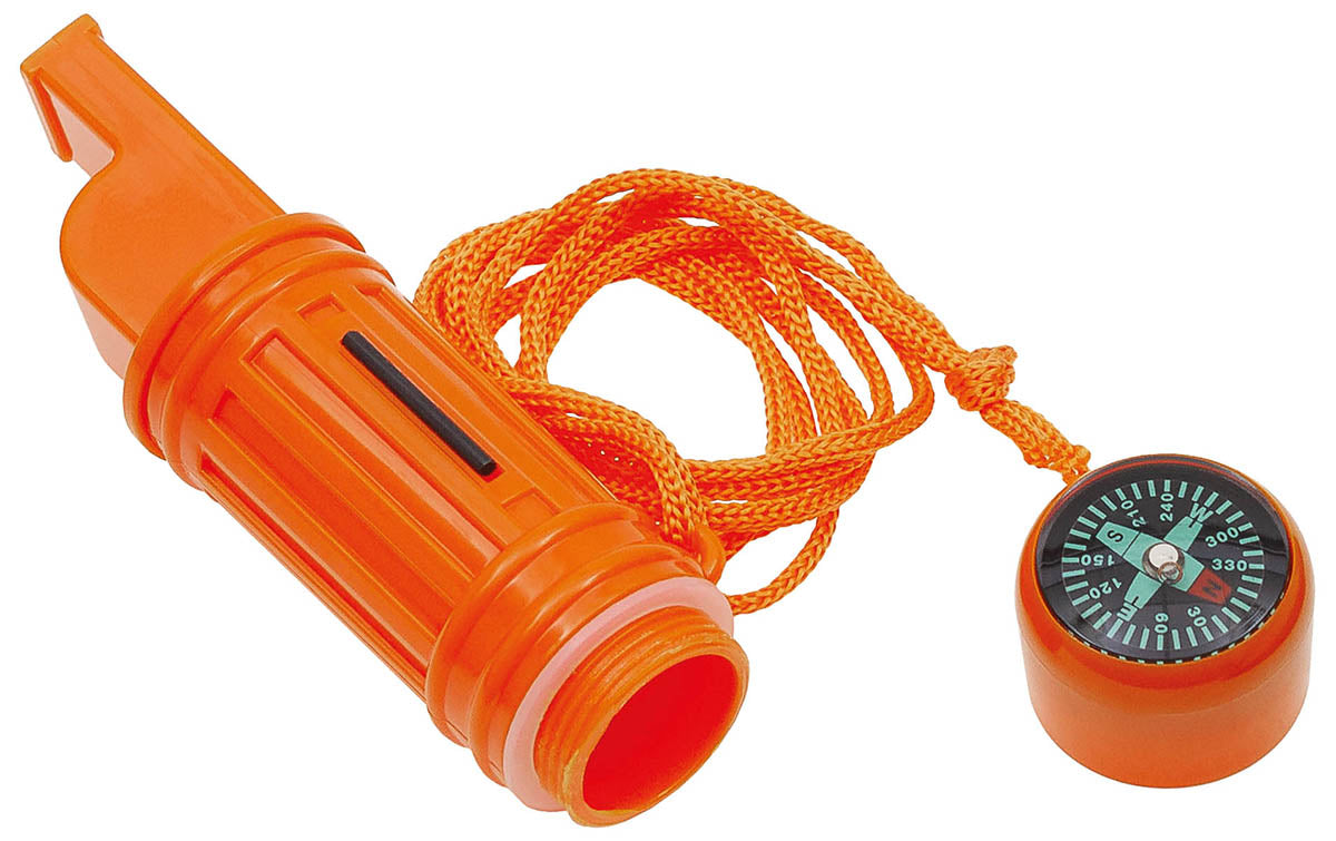 Kit de survie MFH 5 en 1 en boîtier étanche avec boussole miroir et sifflet