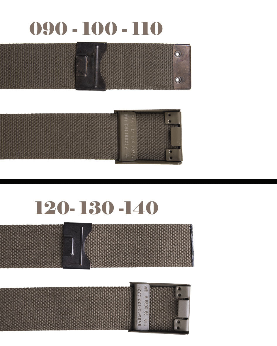 Ceinturon de combat type Bundeswehr Mil-Tec en sangle 5 cm à boucle métallique