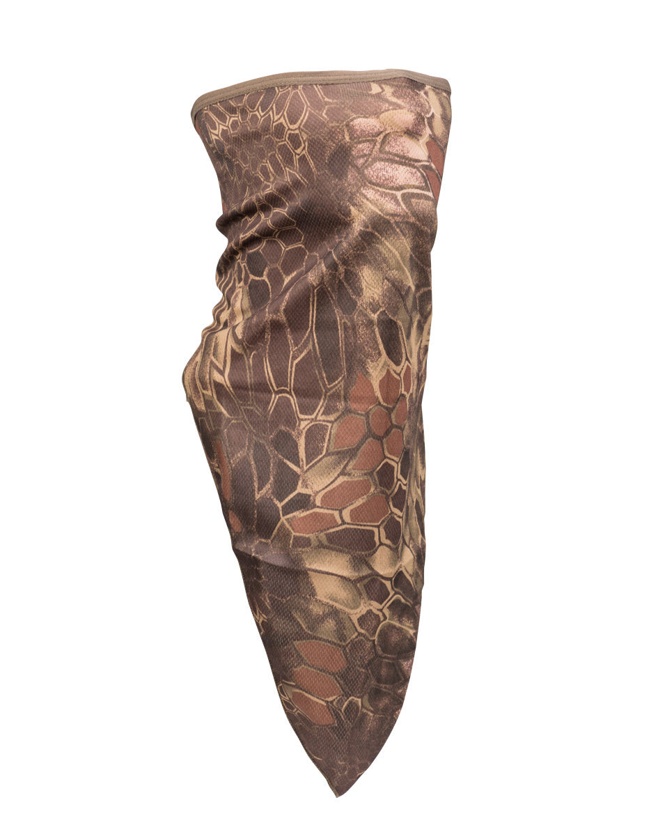 Tour de cou Mil-Tec en polyester extensible à coupe triangulaire et élastique de maintien