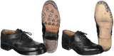Chaussures basses matelassées britanniques en cuir, surplus d'occasion, lot de 5