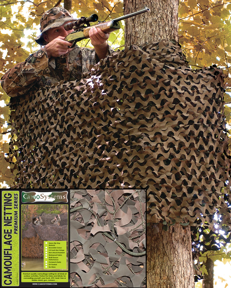 Filet de camouflage Mil-Tec Basic 3 x 6 m en polyester enduit sur trame renforcée 3,8 kg