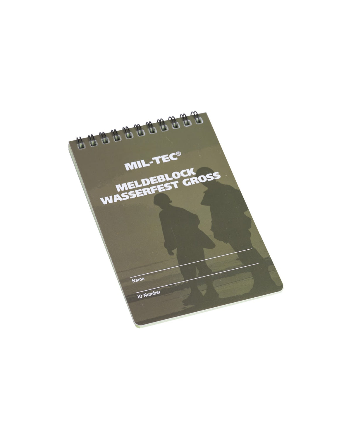 Bloc de messages en papier étanche Mil-Tec 100 x 150 mm 48 feuilles couchées pour croquis