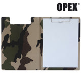 Porte-carte topographique OPEX porte-document A4 à clip métal 32 x 24 cm PVC