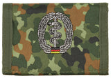 Portefeuille type BW MFH 14,5 x 10 cm avec deux pochettes porte-cartes et insigne