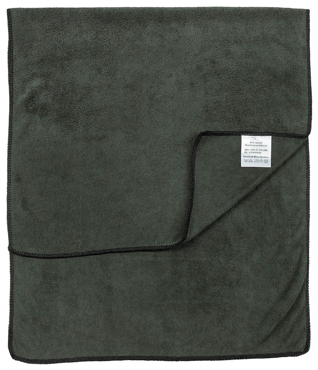 Serviette néerlandaise en microfibre, surplus d'occasion, lot de 10