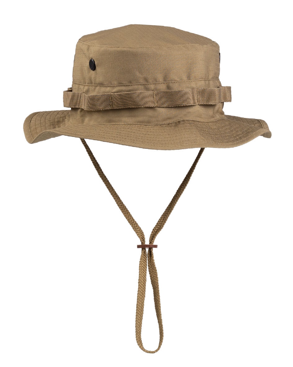 Chapeau de brousse type US GI Mil-Tec en polycoton ripstop taille unique ajustable