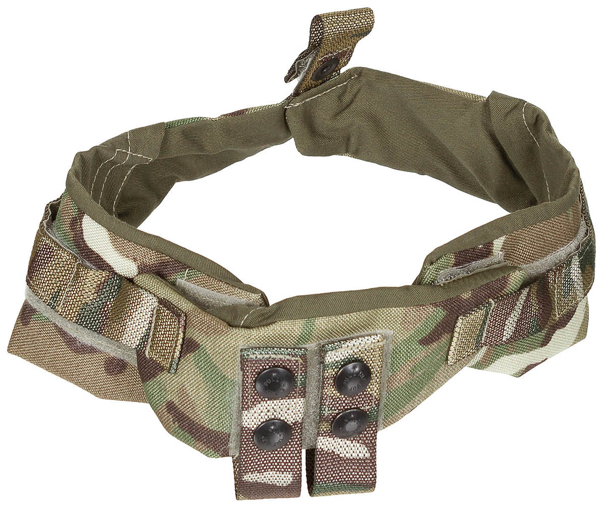 Col de gilet pare-balles britannique, motif MTP, surplus comme neuf, lot de 5