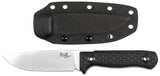 Couteau à lame fixe Fox Outdoor Bushcraft lame 12 cm épaisseur 5,5 mm manche G10