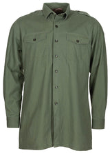 Chemise de campagne britannique à manches longues à patte boutonnée, surplus comme neuf, lot de 10