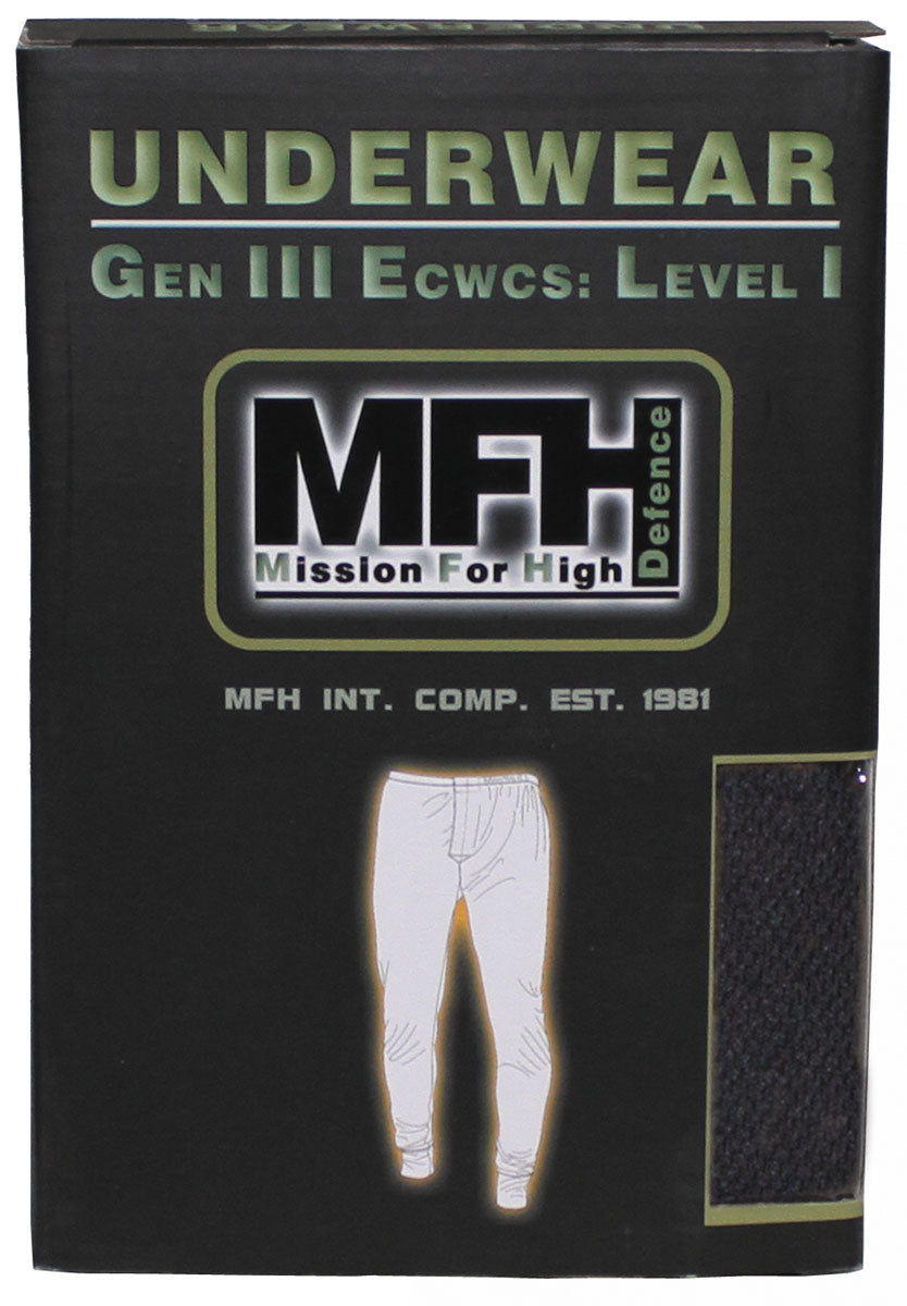 Caleçon thermorégulateur MFH Professional Level I GEN III polyester 130 g/m²