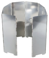 Pare-vent de réchaud pliant Fox Outdoor en aluminium 67 x 24 cm à huit lamelles
