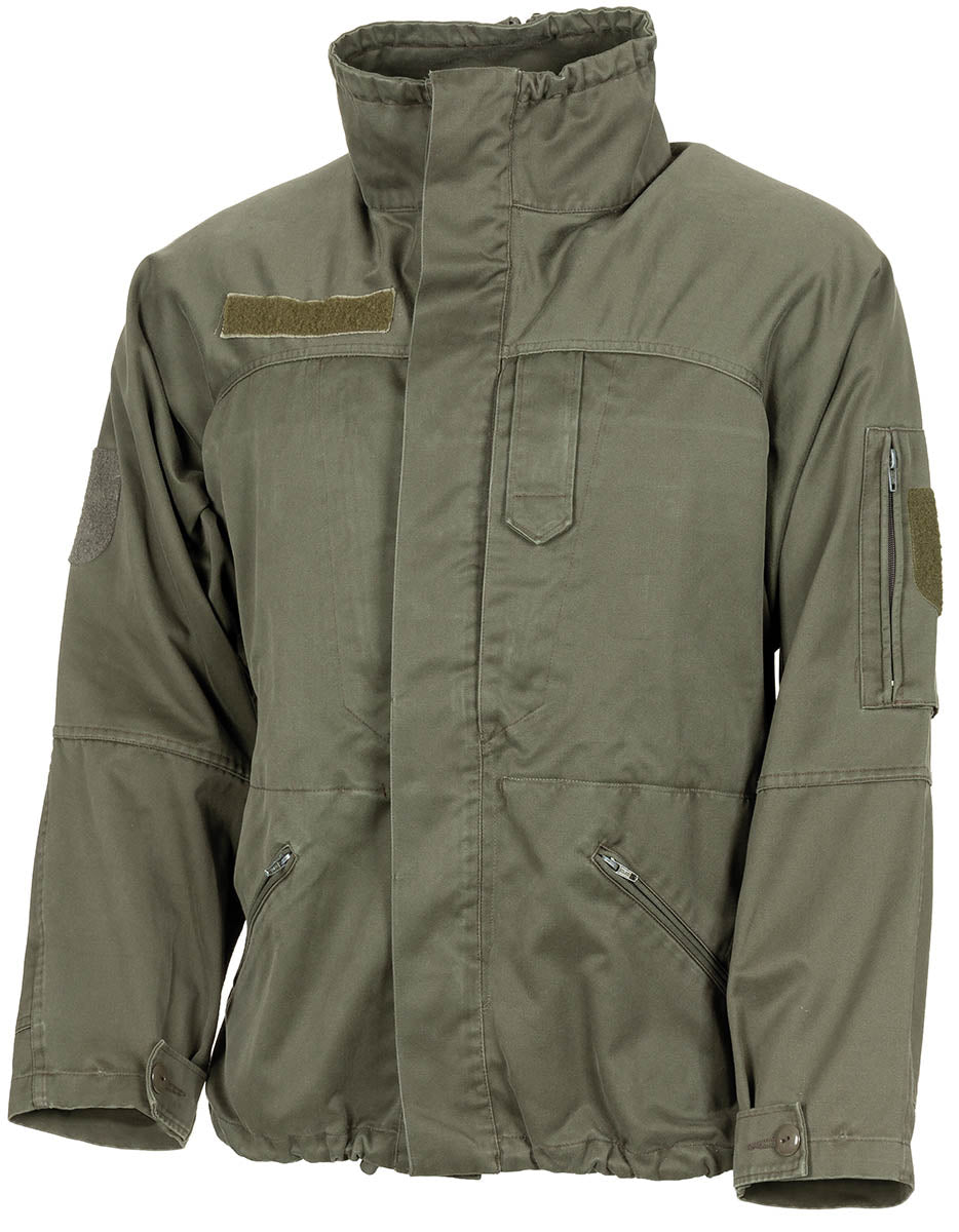 Veste de treillis autrichienne à fermeture à glissière, surplus d'occasion, lot de 10