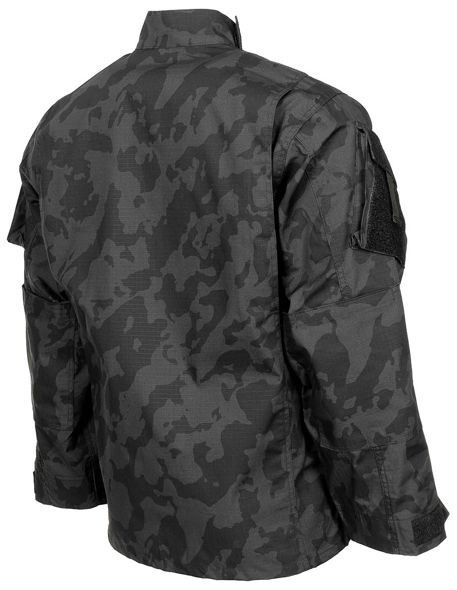 Veste de combat US ACU MFH Rip Stop 100 % coton col montant et poches de manche