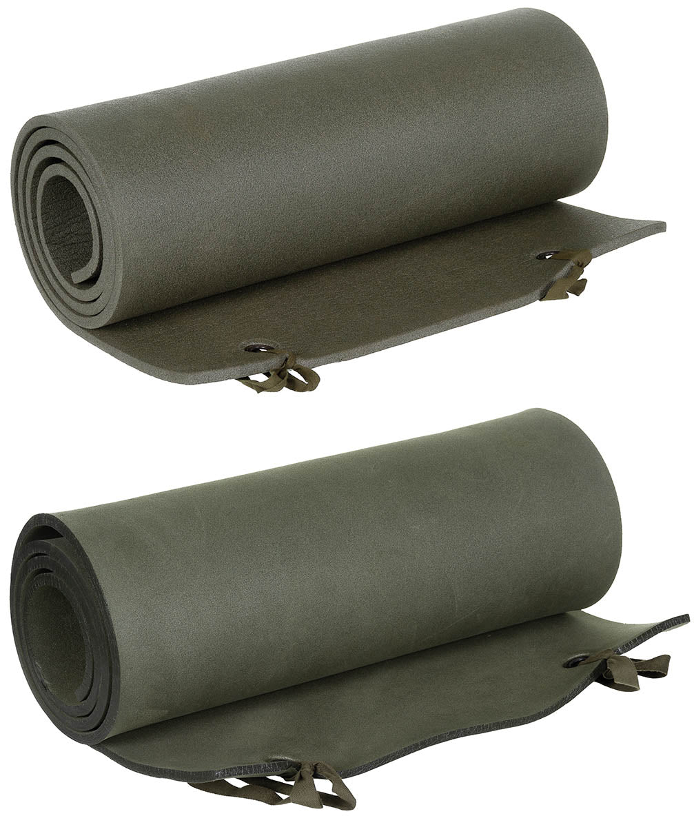 Matelas de sol autrichiens de 190 x 50 x 1 cm, surplus d'occasion, lot de 5