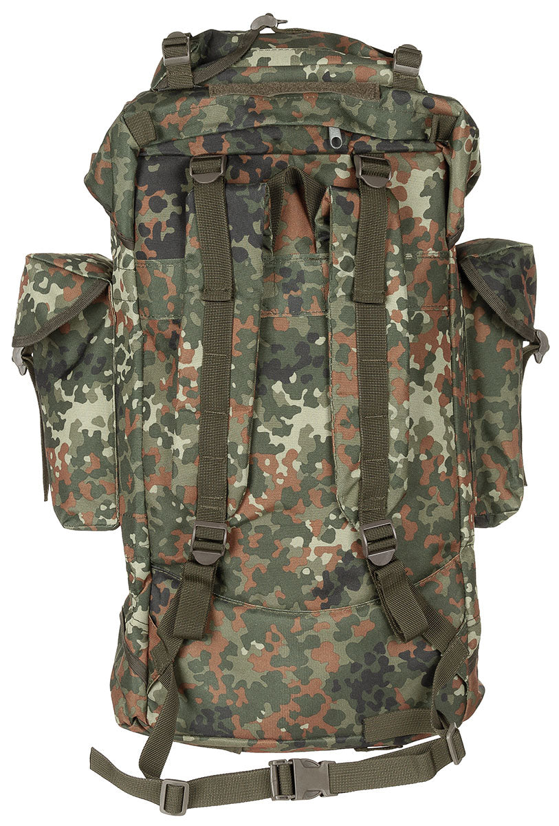Sac à dos de combat type BW MFH 65 l armature aluminium compartiment bas séparable