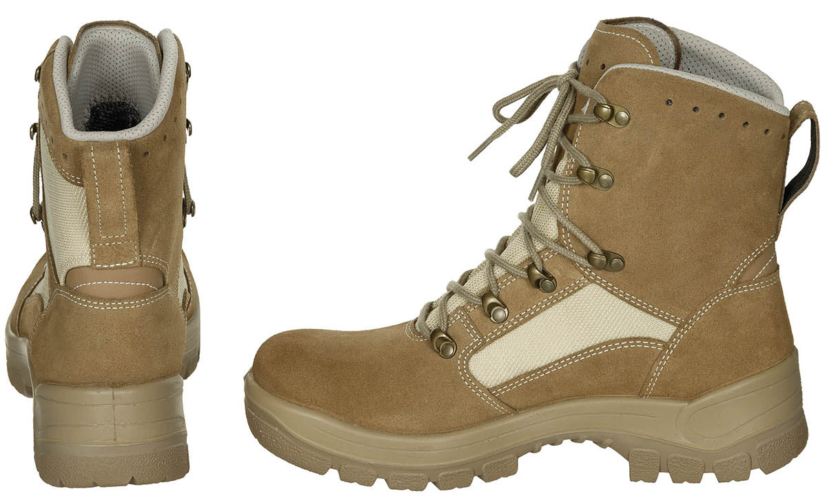 Chaussures de combat allemandes en coton et polyamide, surplus comme neuf