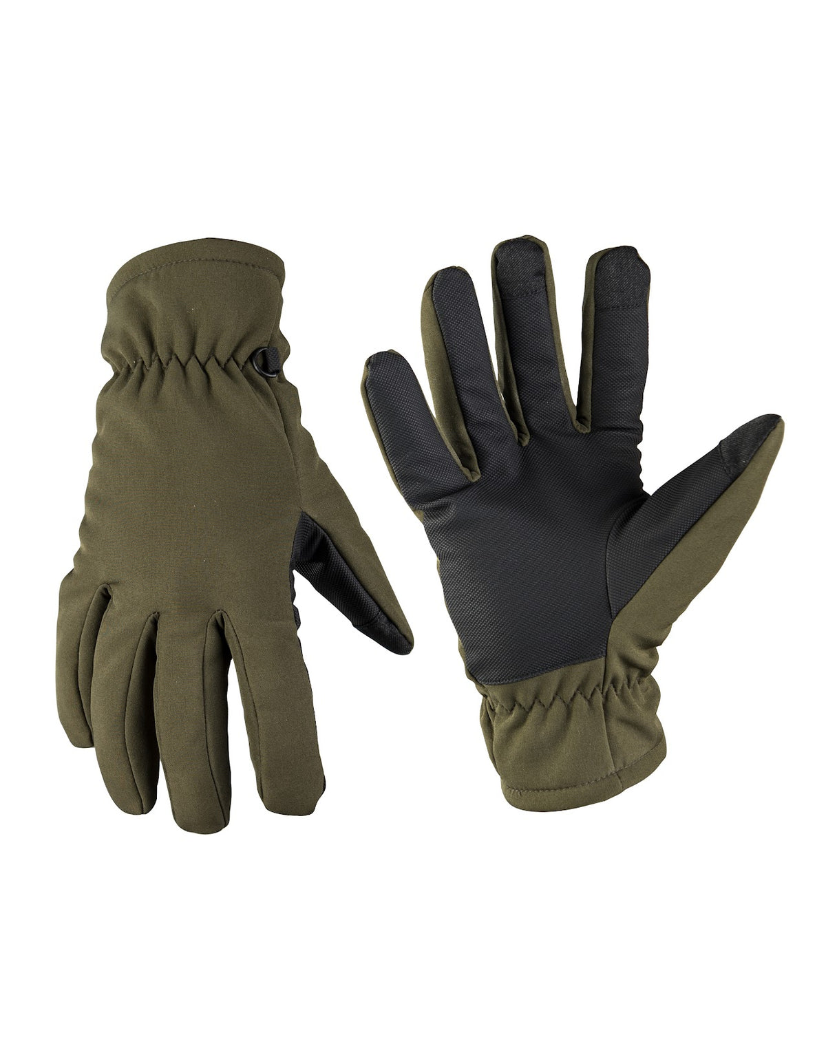 Gants zone froide Mil-Tec softshell garnissage Thinsulate 40 g/m² paume antidérapante