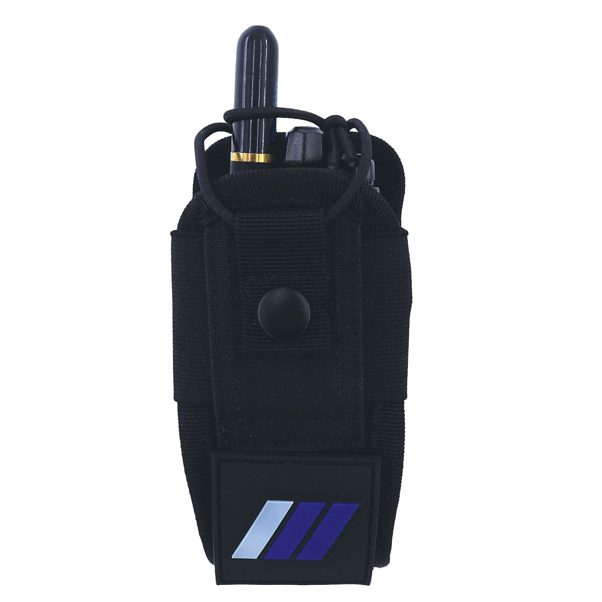 Porte-radio en Cordura attache MOLLE et patte élastique 15 x 6 x 4 cm