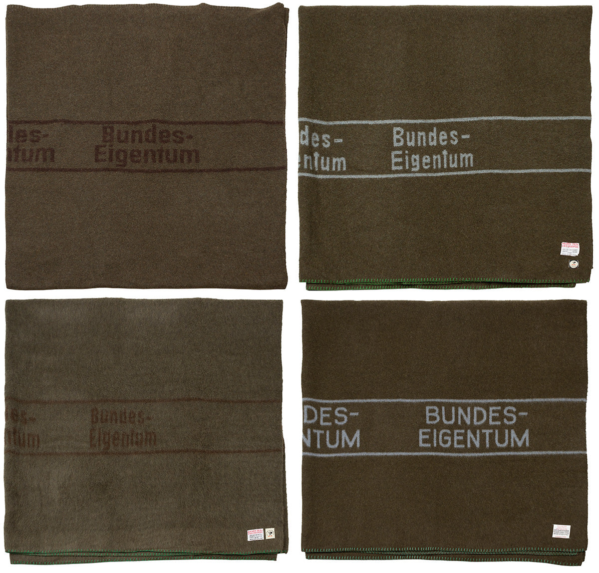 Couverture allemande de 210 x 200 cm, surplus comme neuf pour le bivouac et le campement